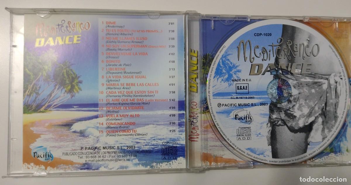 CDs de m&uacute;sica: Mediterr&aacute;neo Dance (2003). Varios. - Foto 3