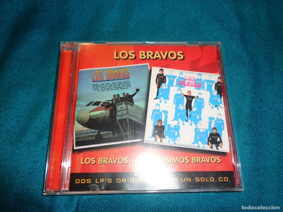 CDs de m&uacute;sica: LOS BRAVOS. LOS BRAVOS + ILUSTRISIMOS BRAVOS. CD. IMPECABLE.(#) - Foto 1