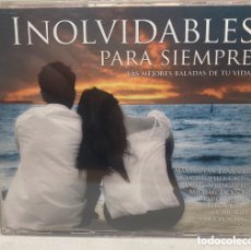 CDs de Música: DOBLE CD INOLVIDABLES PARA SIEMPRE LAS MEJORES BALADAS DE TU VIDA