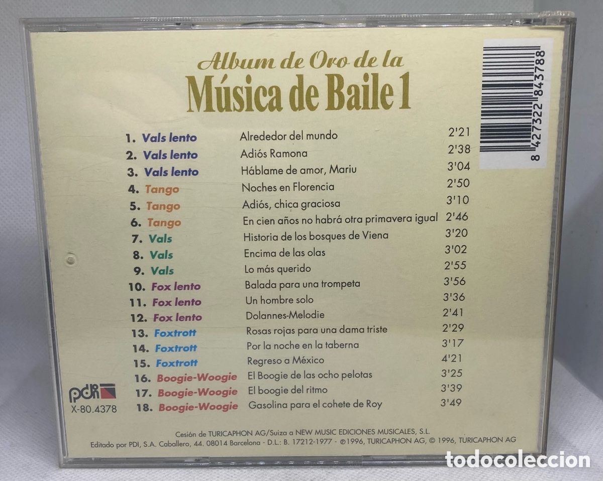 CDs de m&uacute;sica: M&Uacute;SICA DE BAILE I COMO NUEVO - Foto 2
