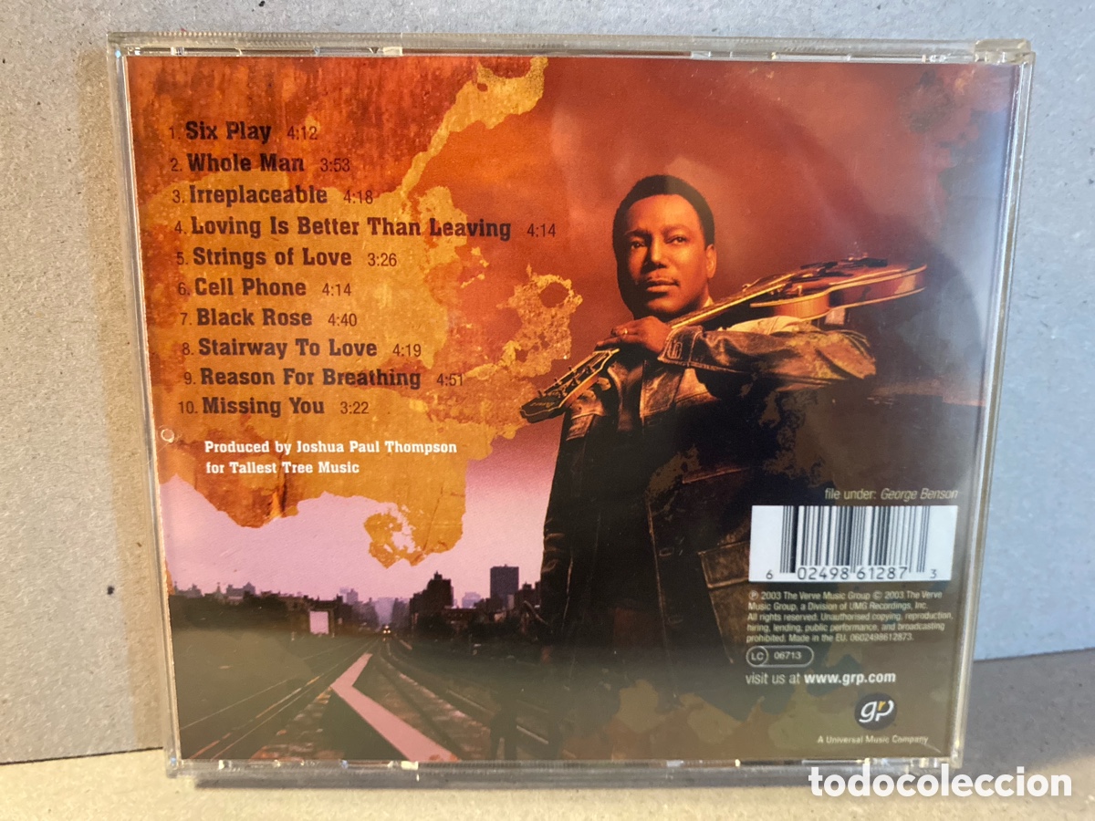 CDs de m&uacute;sica: George Benson - Irreplaceable (CD) - Foto 2