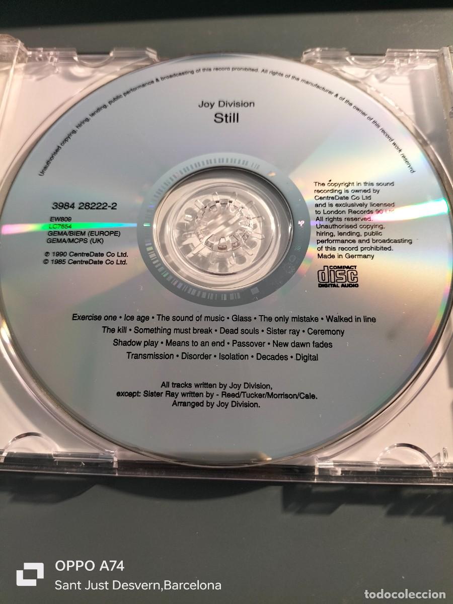 CDs de m&uacute;sica: RAR CD. JOY DIVISION. STILL - Foto 2