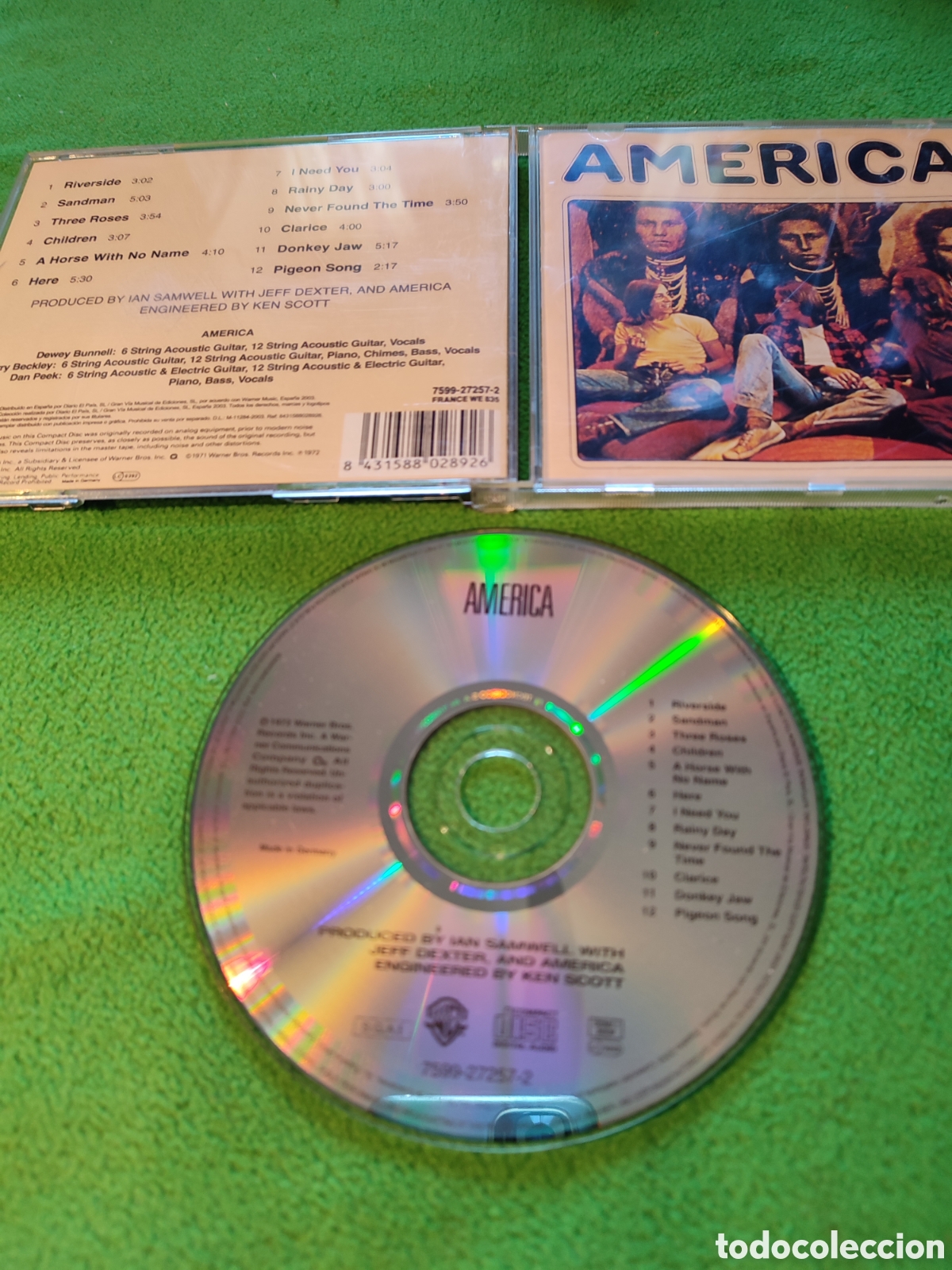 CDs de m&uacute;sica: Am&eacute;rica - Same - Foto 2