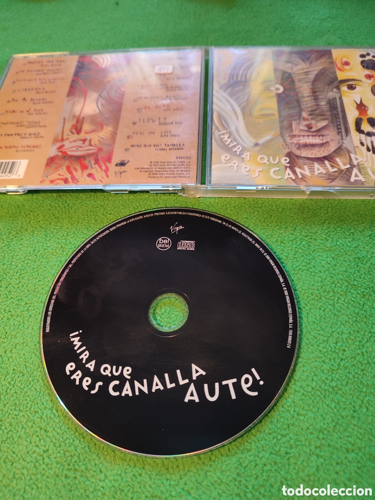 CDs de m&uacute;sica: Mira que eres canalla Aute - Varios - Foto 2