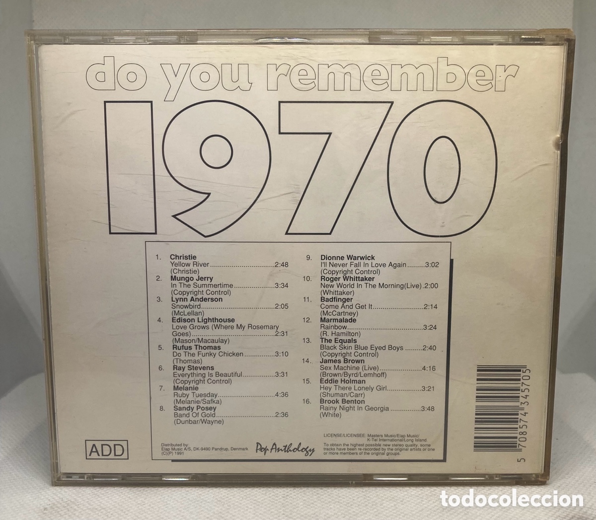 CDs de m&uacute;sica: DO YOU REMEMBER 1970 CD - Foto 2