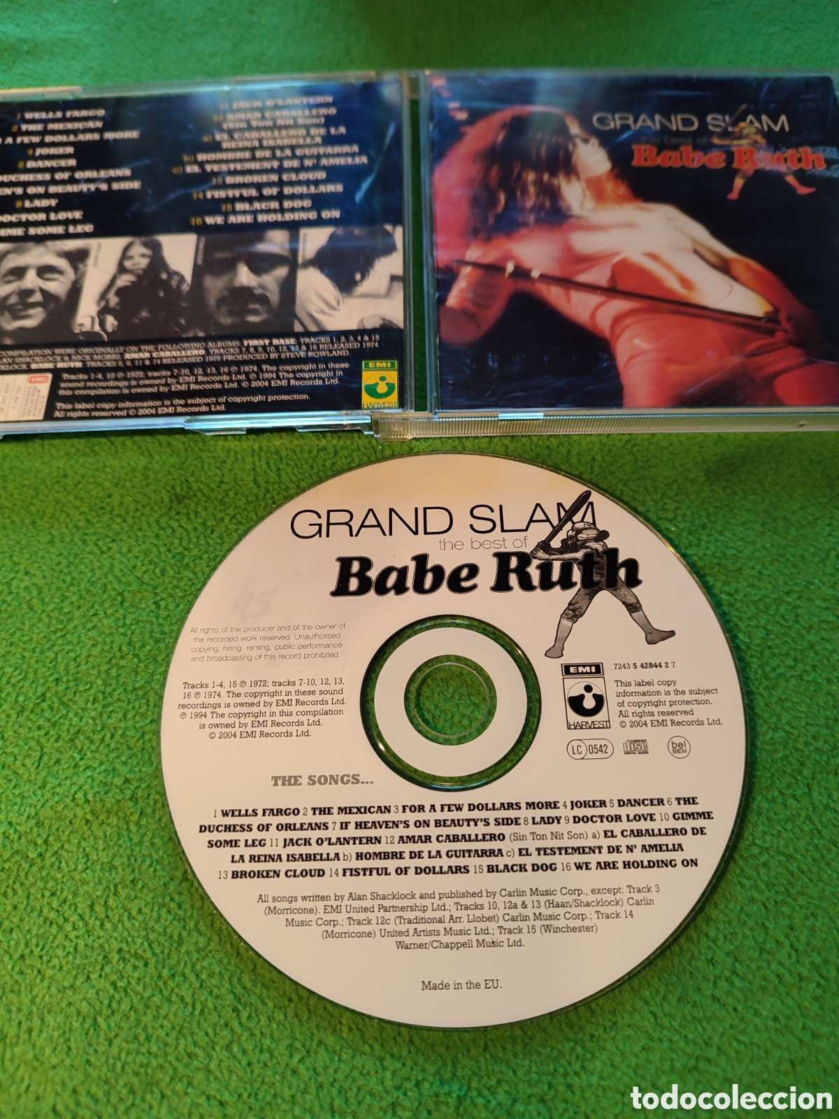 CDs de m&uacute;sica: Babe Ruth - Grand slam. Best of - Foto 2