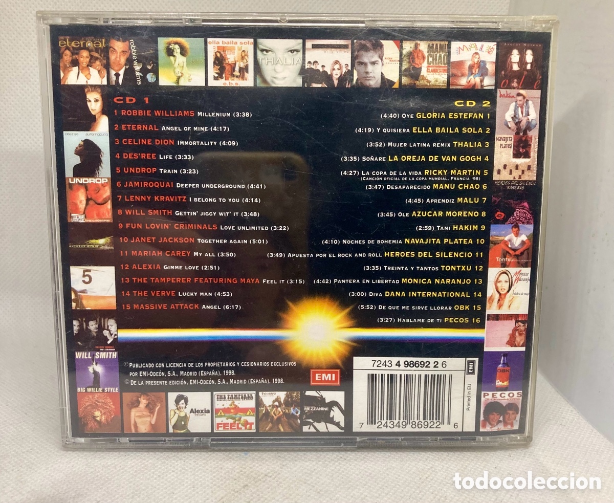 CDs de m&uacute;sica: DOBLE CD BOOM 98 de 1998 - Foto 2