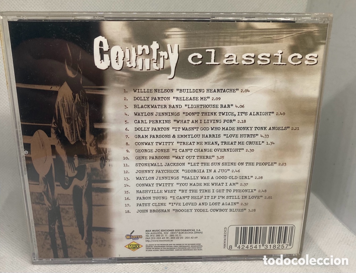 CDs de m&uacute;sica: COUNTRY CL&Aacute;SIC - Foto 2
