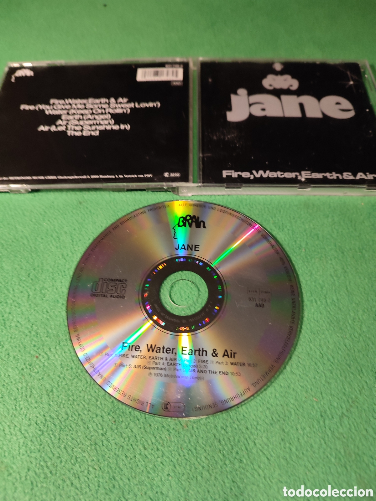 CDs de m&uacute;sica: Jane - Fire W&aacute;ter, Earth & Air - Foto 2