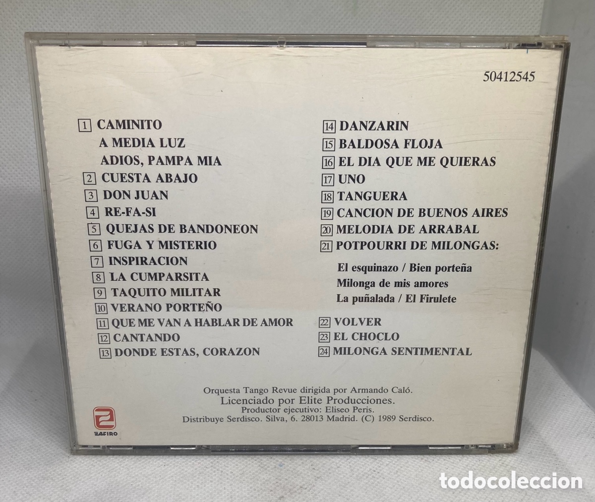 CDs de m&uacute;sica: HISTORIAS DEL TANGO EN CD COMO NUEVO - Foto 2