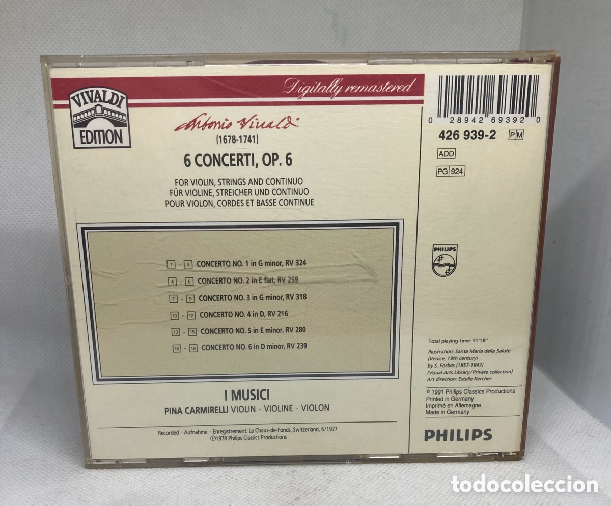 CDs de m&uacute;sica: VIVALDI MUSICA CL&Aacute;SICA - Foto 2