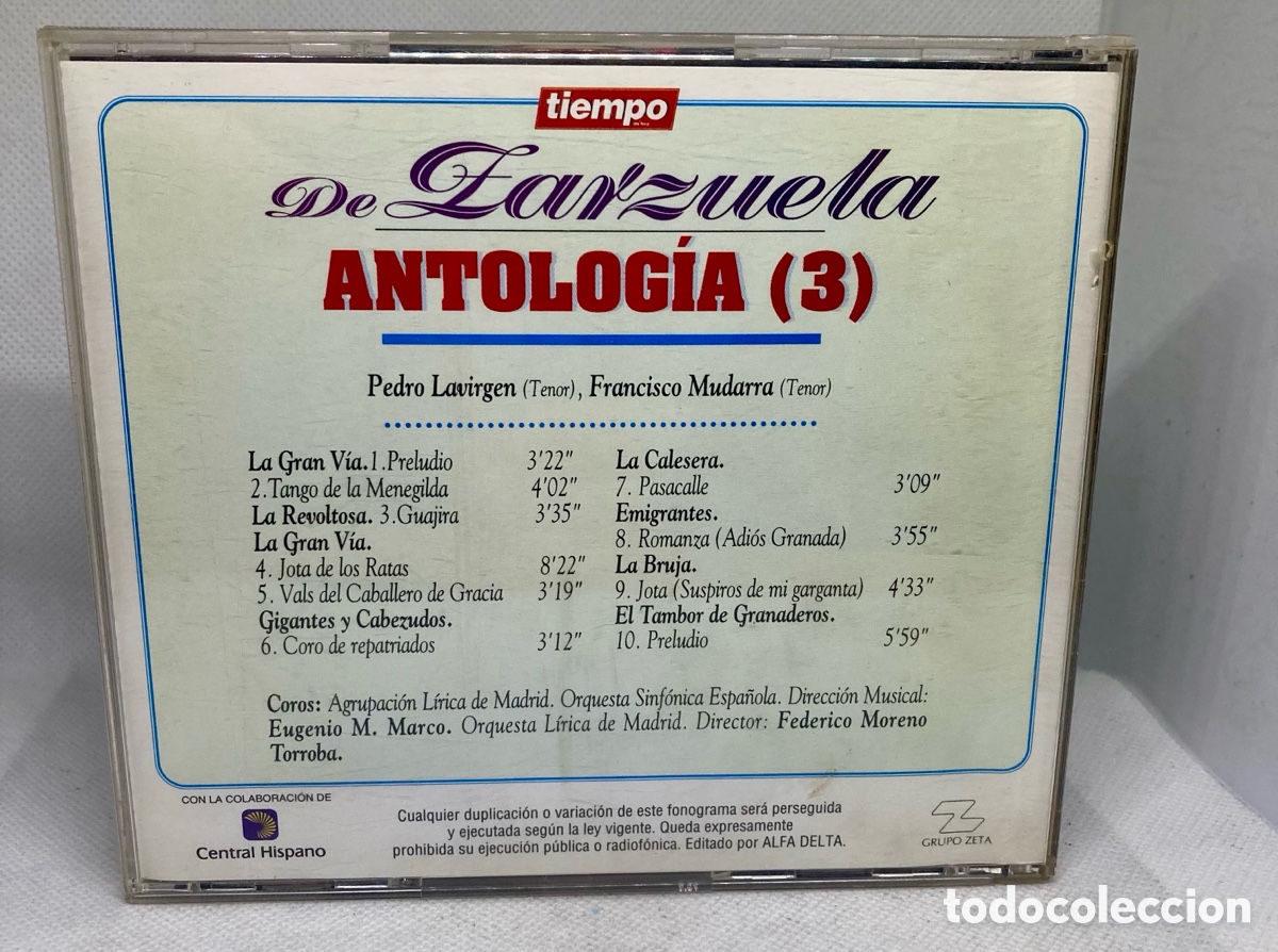 CDs de m&uacute;sica: ZARZUELA - Foto 2