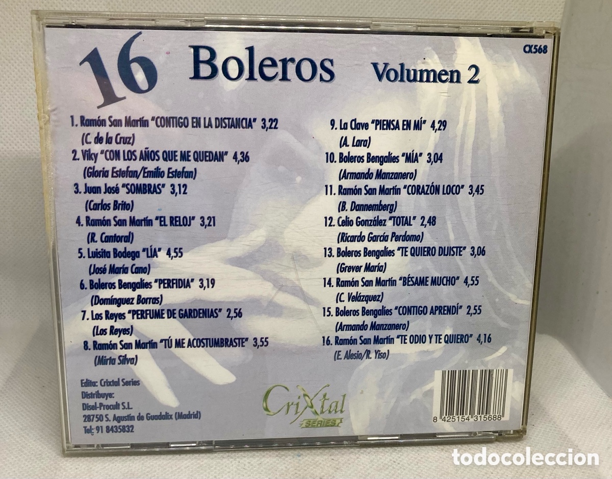 CDs de m&uacute;sica: BOLEROS CD como nuevo - Foto 2