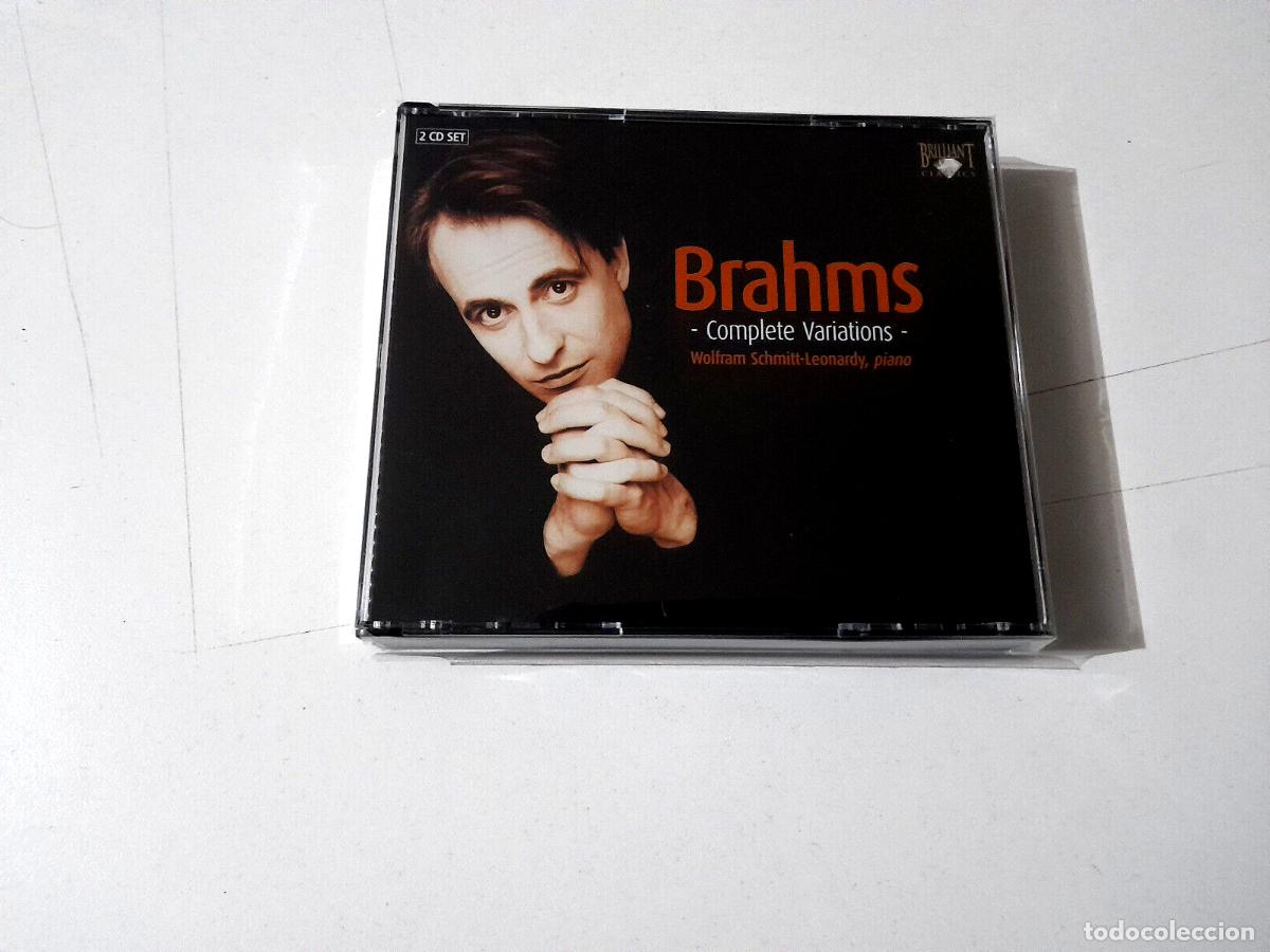 CDs de m&uacute;sica: WOLFRAM SCHMITT-LEONARDY &rdquo;BRAHMS COMPLETE VARIATIONS&rdquo; 2CD COMO NUEVO CD - Foto 1