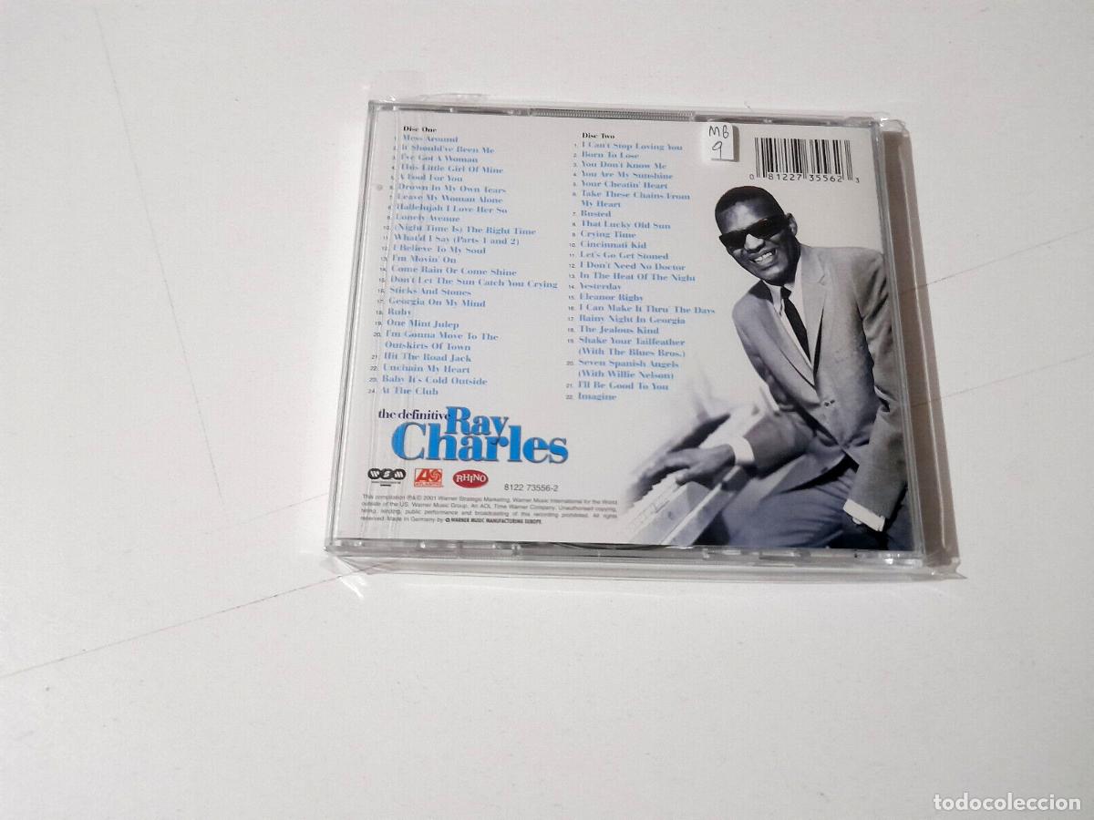 CDs de m&uacute;sica: RAY CHARLES &rdquo;THE DEFINITVE RAY CHARLES&rdquo; 2CD 46 TRACKS CD - Foto 2