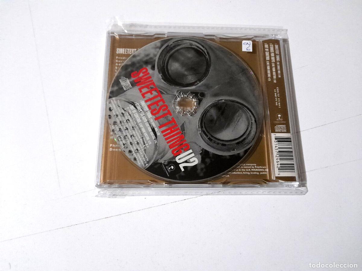 CDs de m&uacute;sica: U2 &rdquo;SWEETEST THING&rdquo; CD 3 TRACKS SINGLE COMO NUEVO - Foto 2