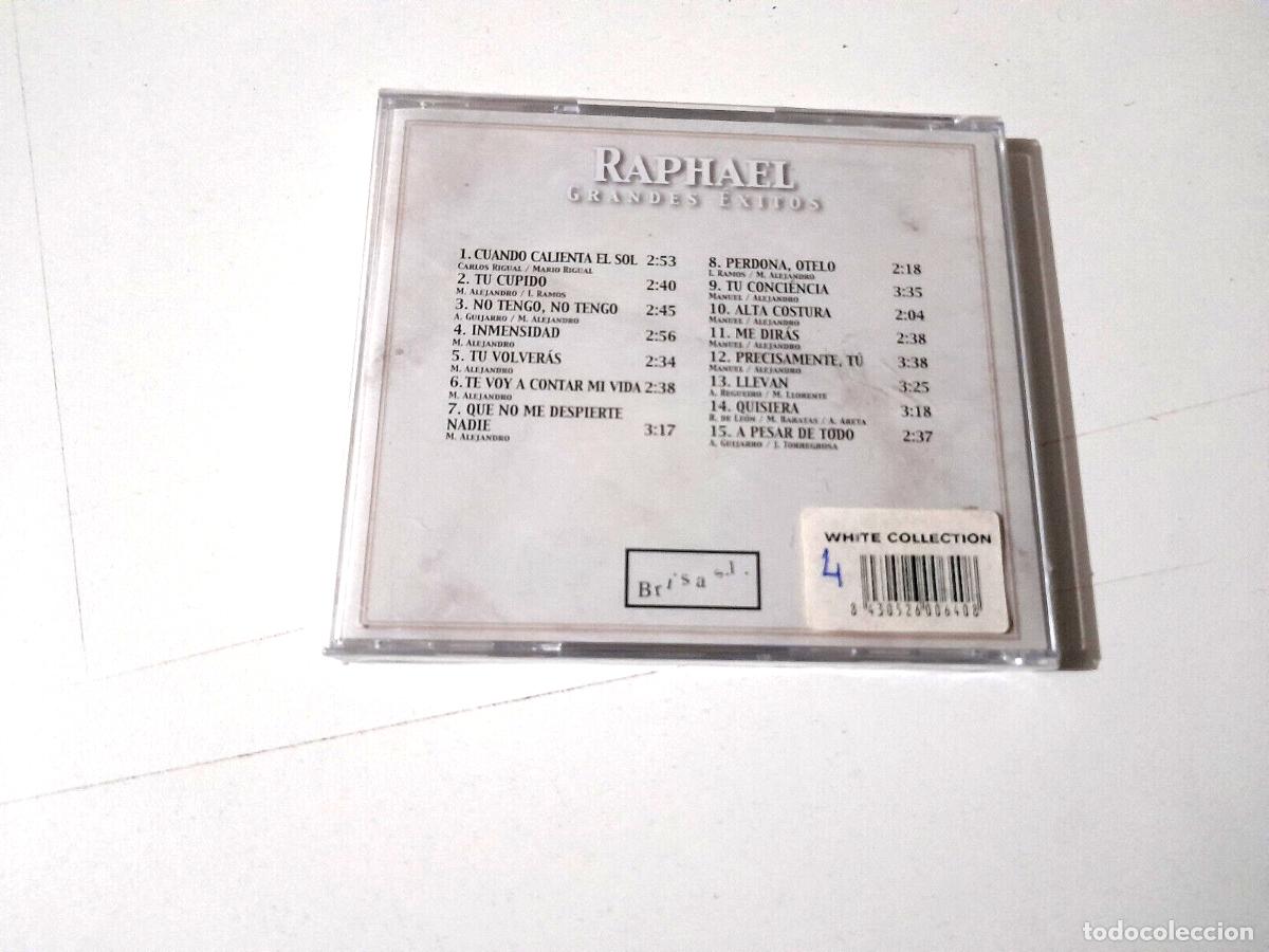 CDs de m&uacute;sica: RAPHAEL &rdquo;GRANDES EXITOS&rdquo; CD 15 TRACKS PRECINTADO SEALED - Foto 2