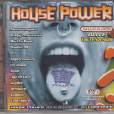 CDs de Música: HOUSE POWER DOBLE CD 1997