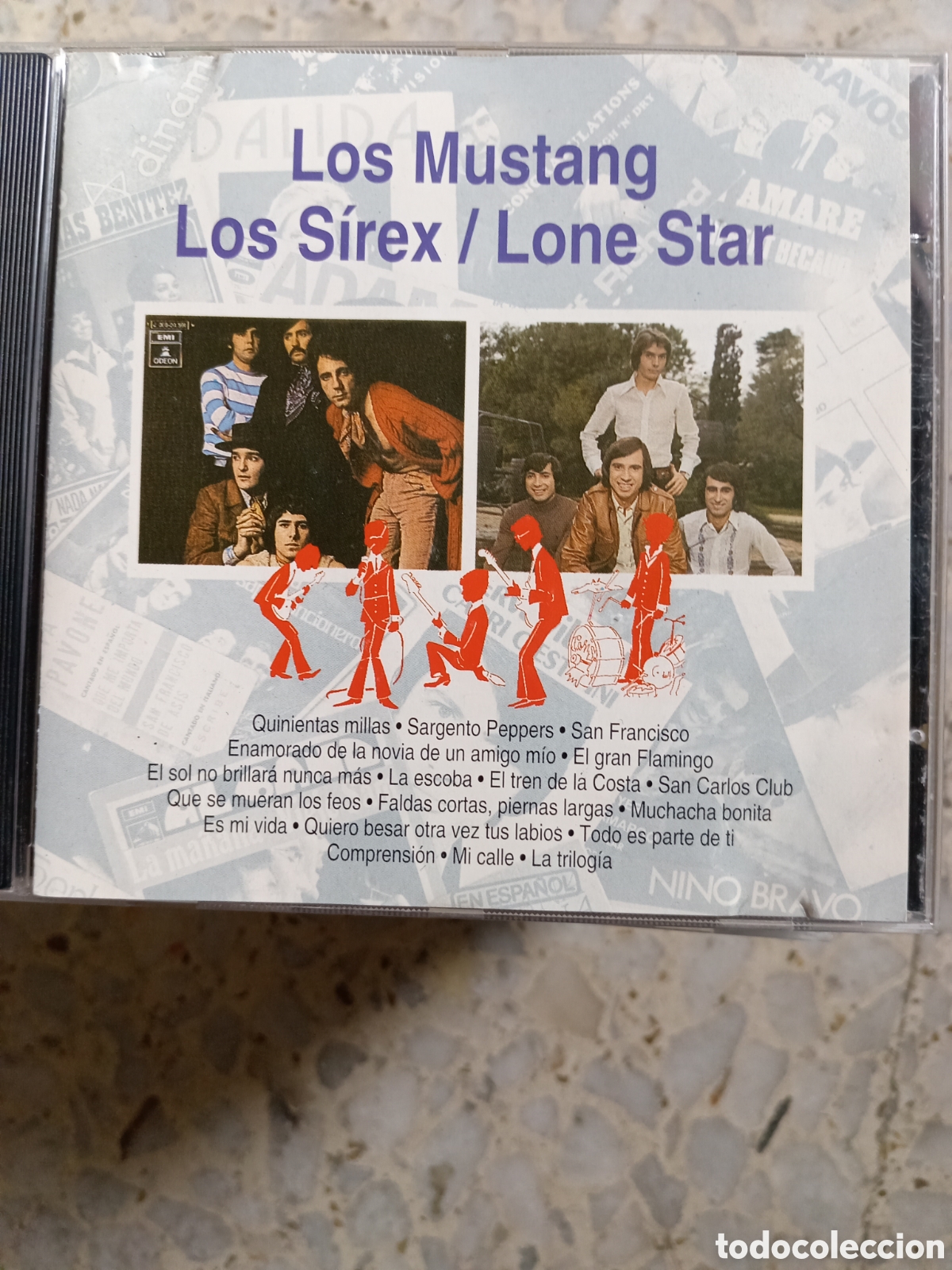 CDs de m&uacute;sica: CD LOS MUSTANG LOS SIREX LONE STAR - Foto 1