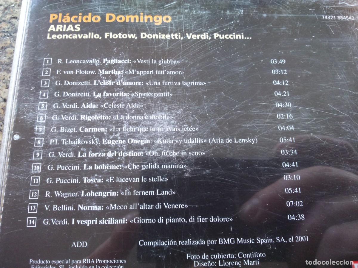 CDs de m&uacute;sica: CD -- PLACIDO DOMINGO -- ARIAS -- - Foto 2