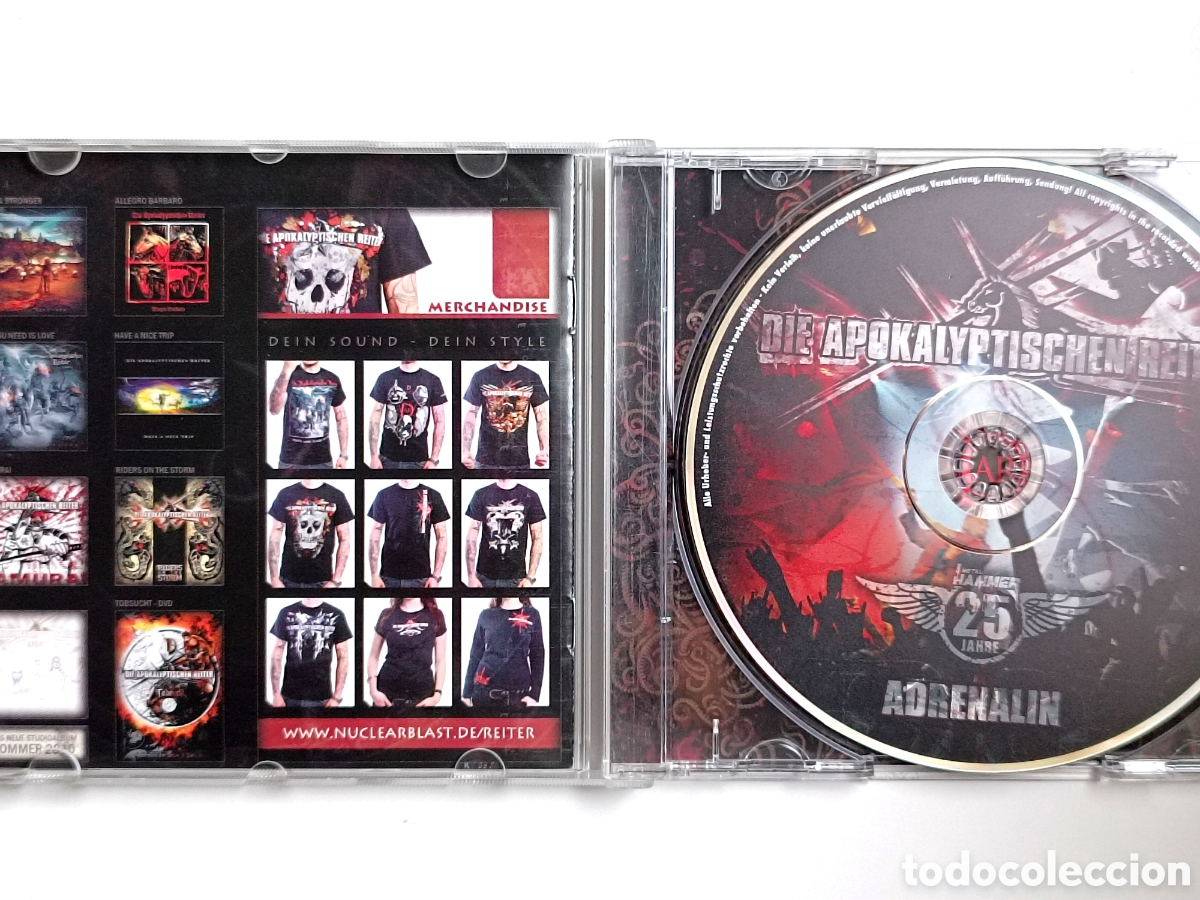 CDs de m&uacute;sica: Die Apokalyptischen Reiter - Adrenalin - CD Nuclear Blast 2010 - Foto 2