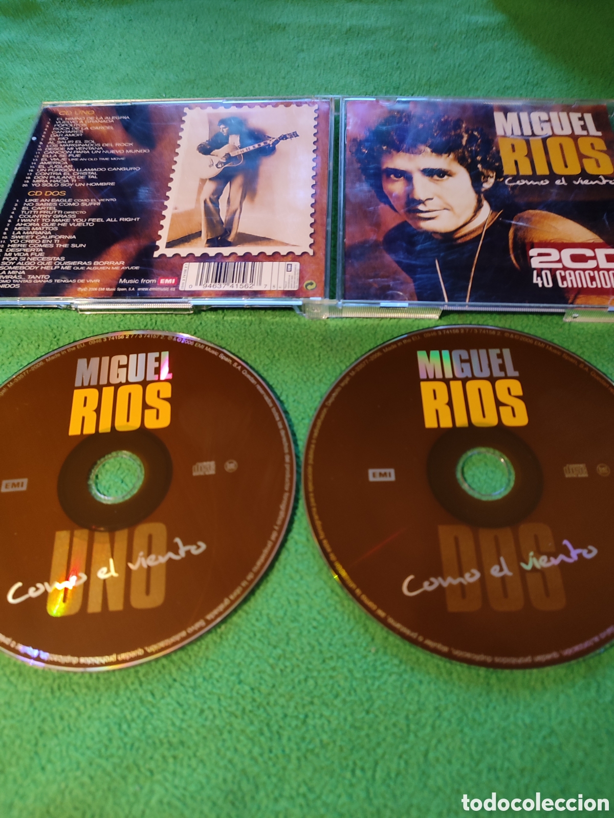 CDs de m&uacute;sica: Miguel R&iacute;os - Como el viento 2 CDs - Foto 2