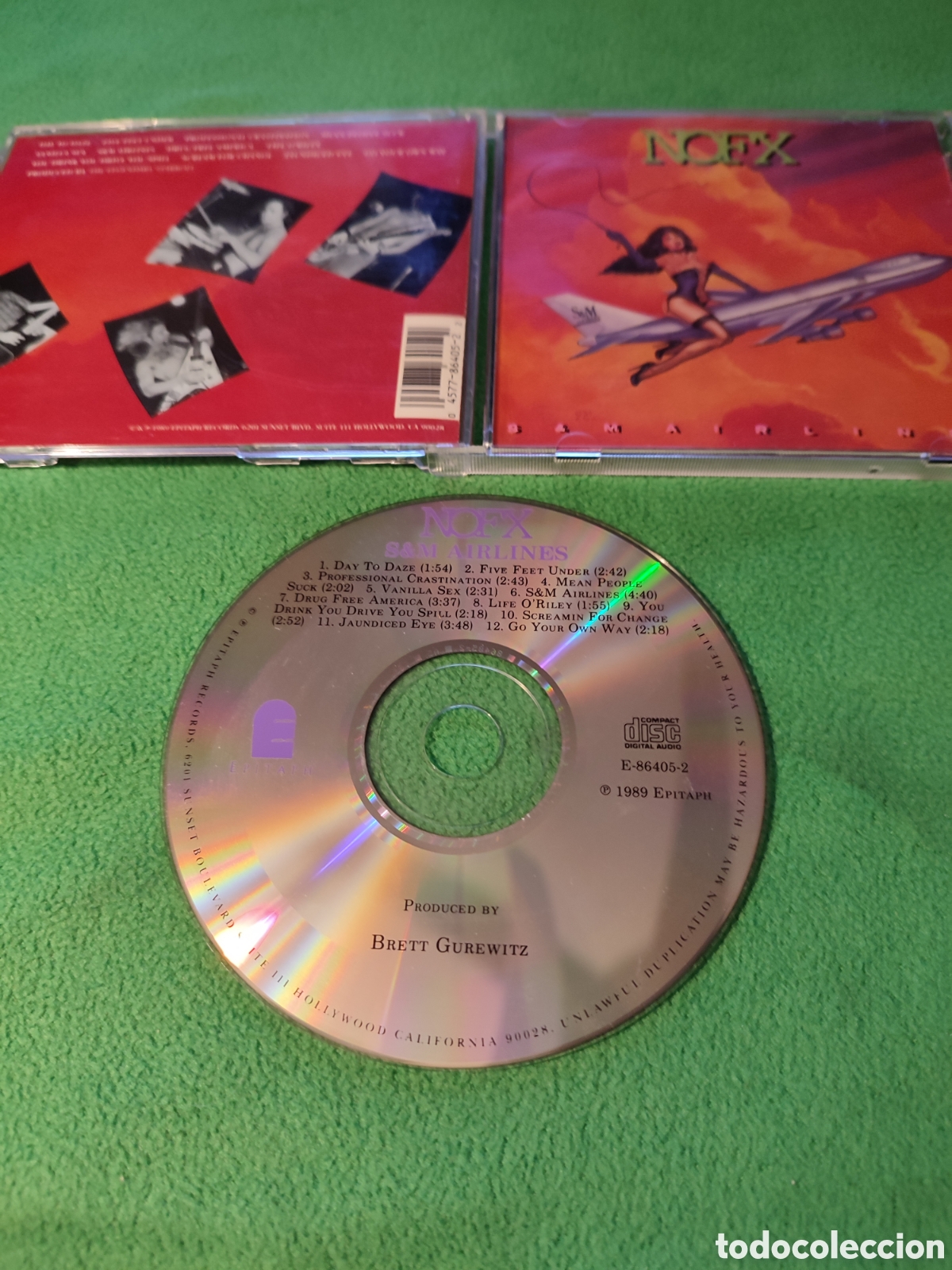 CDs de m&uacute;sica: Nofx - S&M Airlines - Foto 2