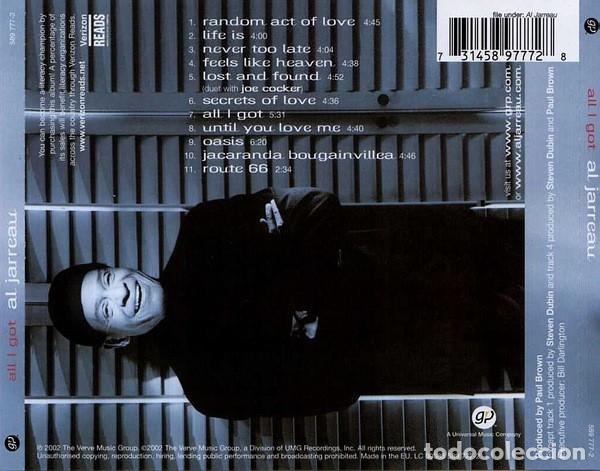 CDs de m&uacute;sica: Al Jarreau - All I got - Foto 2