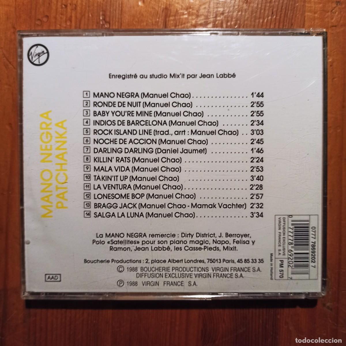 CDs de m&uacute;sica: CD Mano Negra - Patchanka - Foto 2