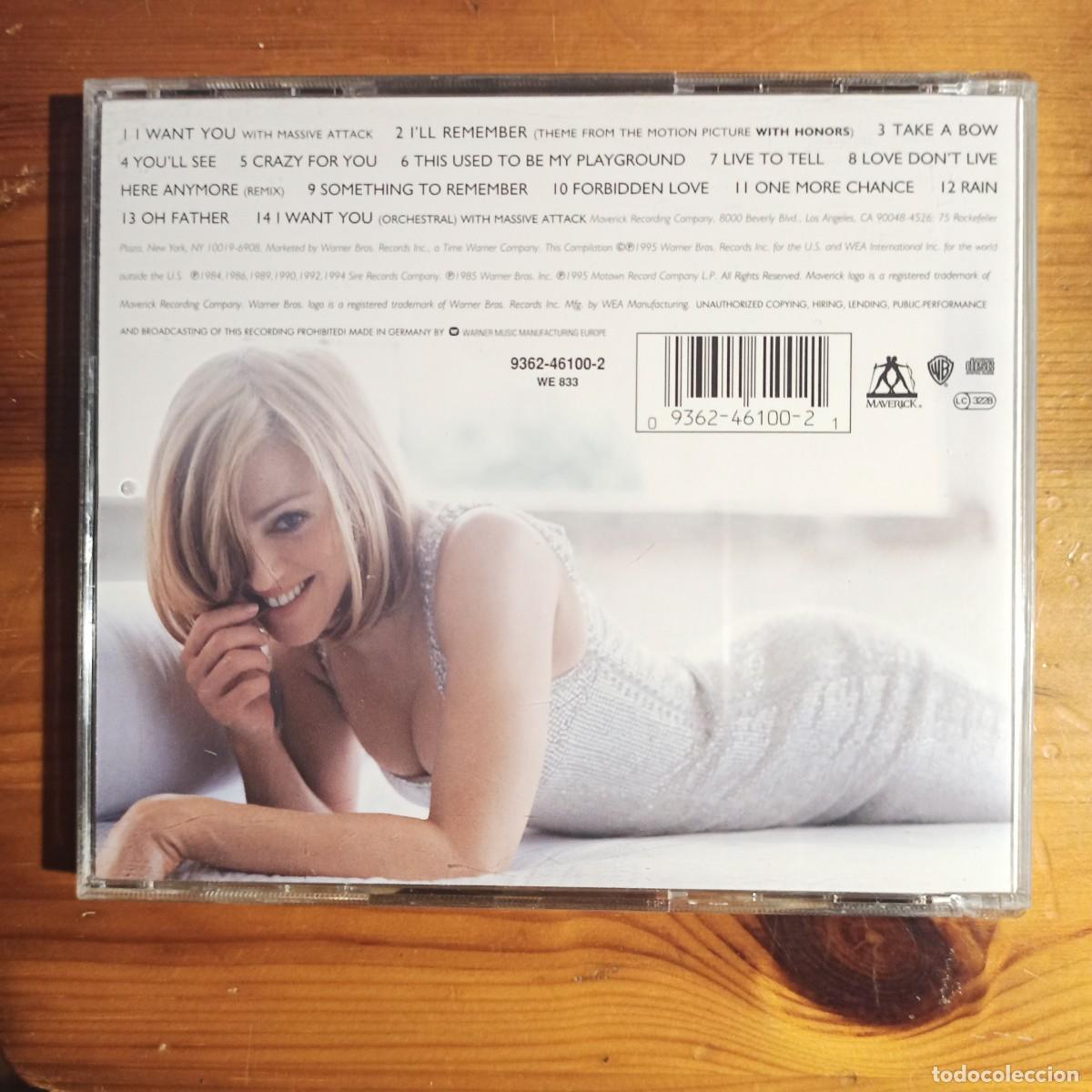 CDs de m&uacute;sica: CD Madonna - Something to remember - Foto 1