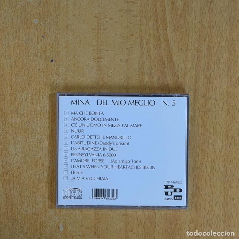 CDs de m&uacute;sica: MINA - DEL MIO MEGLIO N 5 - CD - Foto 2