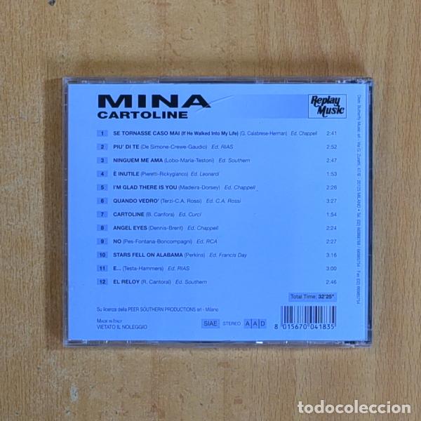 CDs de m&uacute;sica: MINA - CARTOLINE - CD - Foto 2