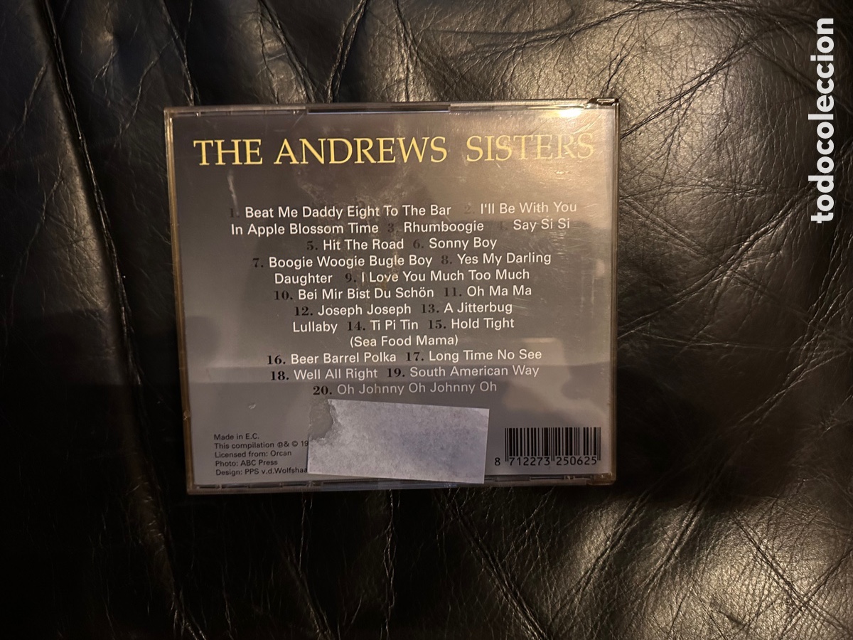 CDs de m&uacute;sica: The Andrews sisters - Anthology cd - Foto 3