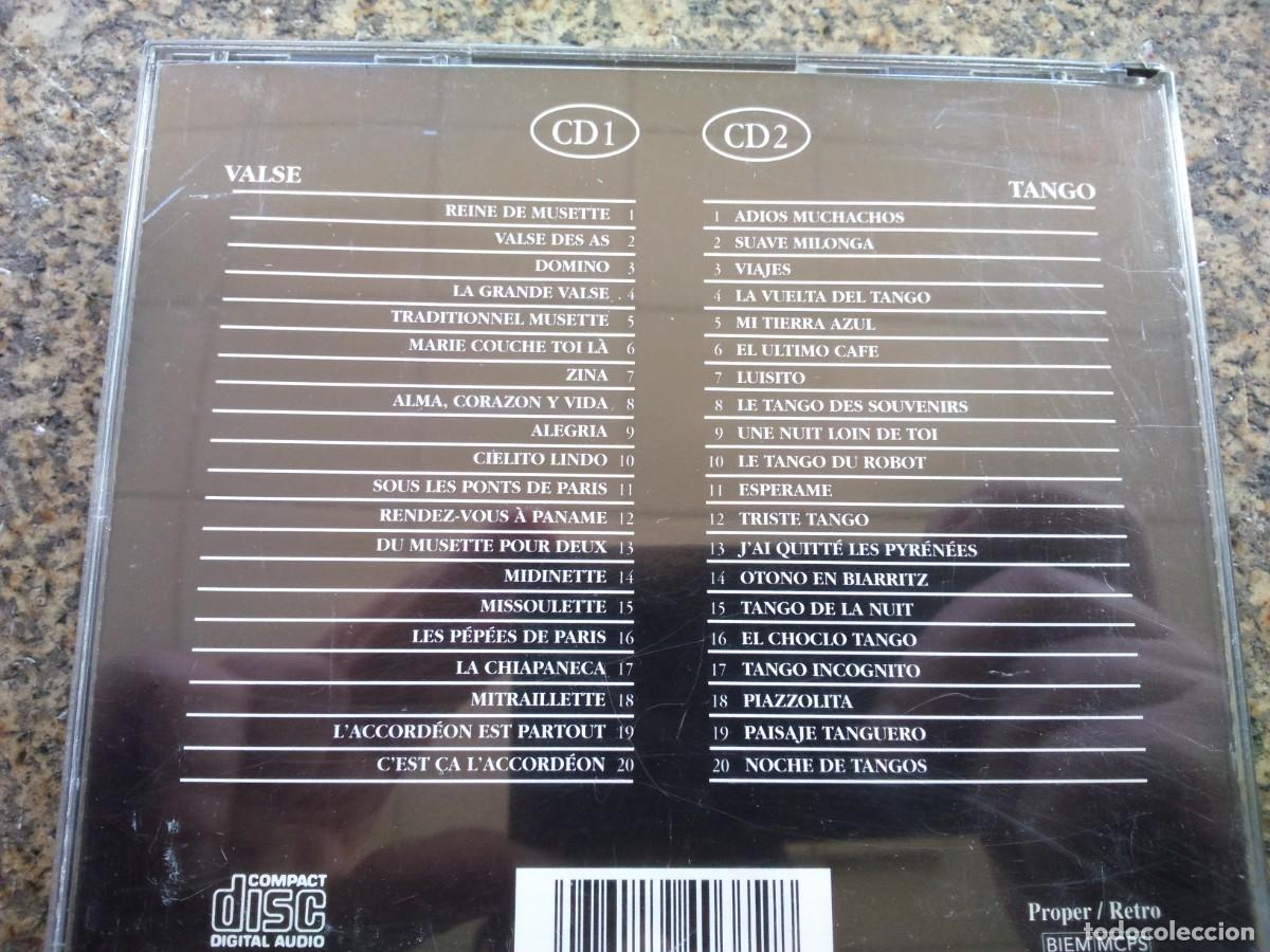 CDs de m&uacute;sica: DOBLE CD -- VALSE / TANGO -- 1, 2, 3 ... MUSETTE -- - Foto 2