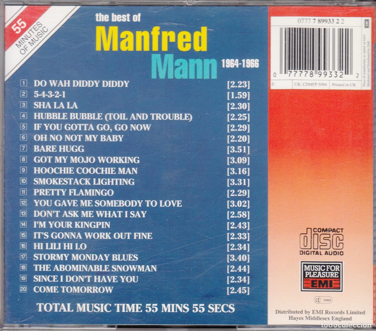 CDs de m&uacute;sica: MANFRED MANN. THE BEST. CD. - Foto 2