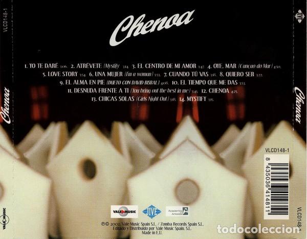 CDs de m&uacute;sica: Chenoa &ndash; Chenoa-SPAIN-CD-2002 - Foto 2