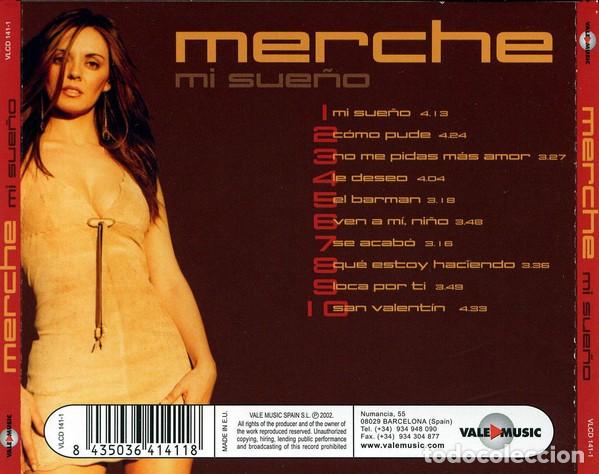 CDs de m&uacute;sica: Merche &ndash; Mi Sue&ntilde;o-SPAIN-2002-CD - Foto 2