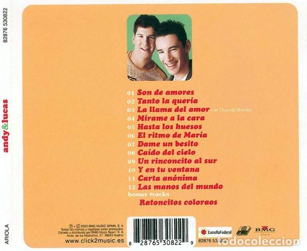 CDs de m&uacute;sica: Andy & Lucas &ndash; Andy & Lucas-SPAIN-2003-CD - Foto 2