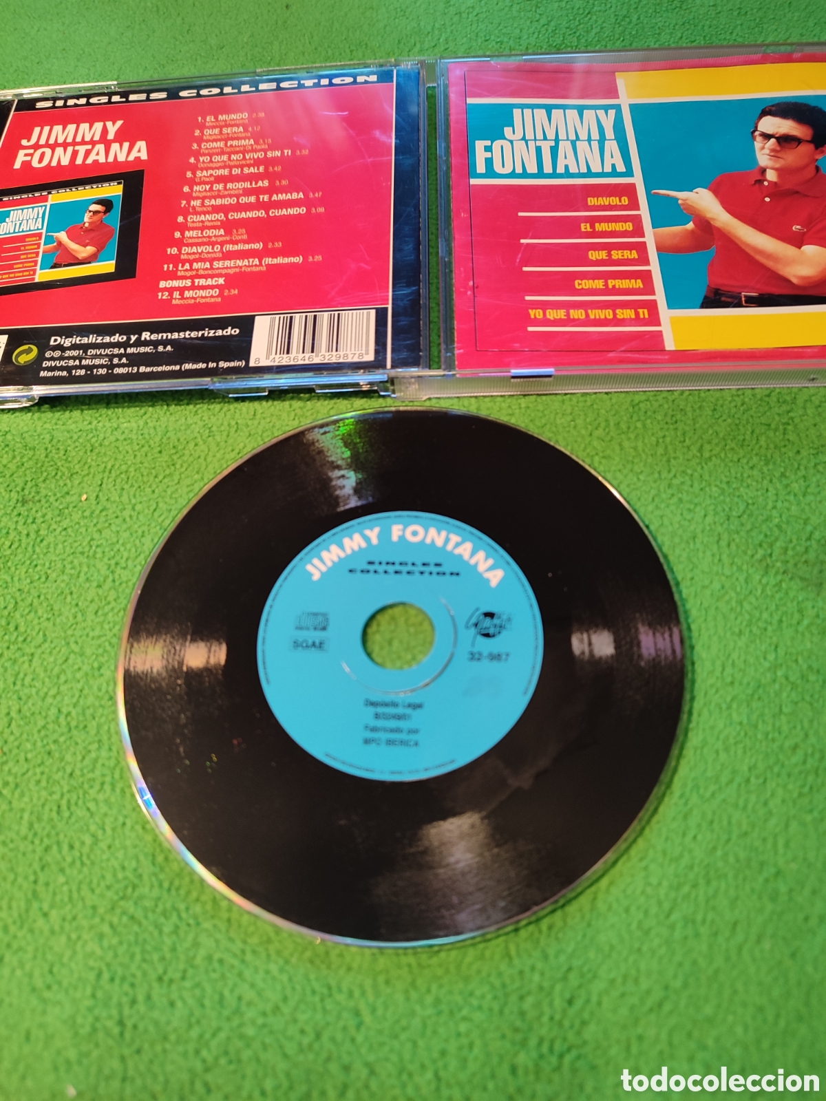 CDs de m&uacute;sica: Jimmy Fontana - Single Collection - Foto 2