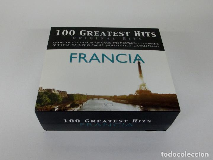 CDs de M&uacute;sica: 100 GREATEST HITS ORIGINAL - FRANCIA - PACK 5 CD S - BRISA SL SGAE 2014 - COMO NUEVO