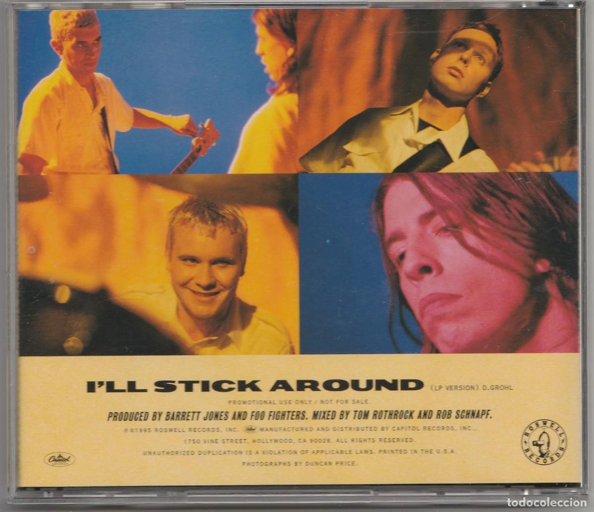 CDs de m&uacute;sica: CD FOO FIGHTERS - ILL STICK AROUND - SINGLE - Foto 2