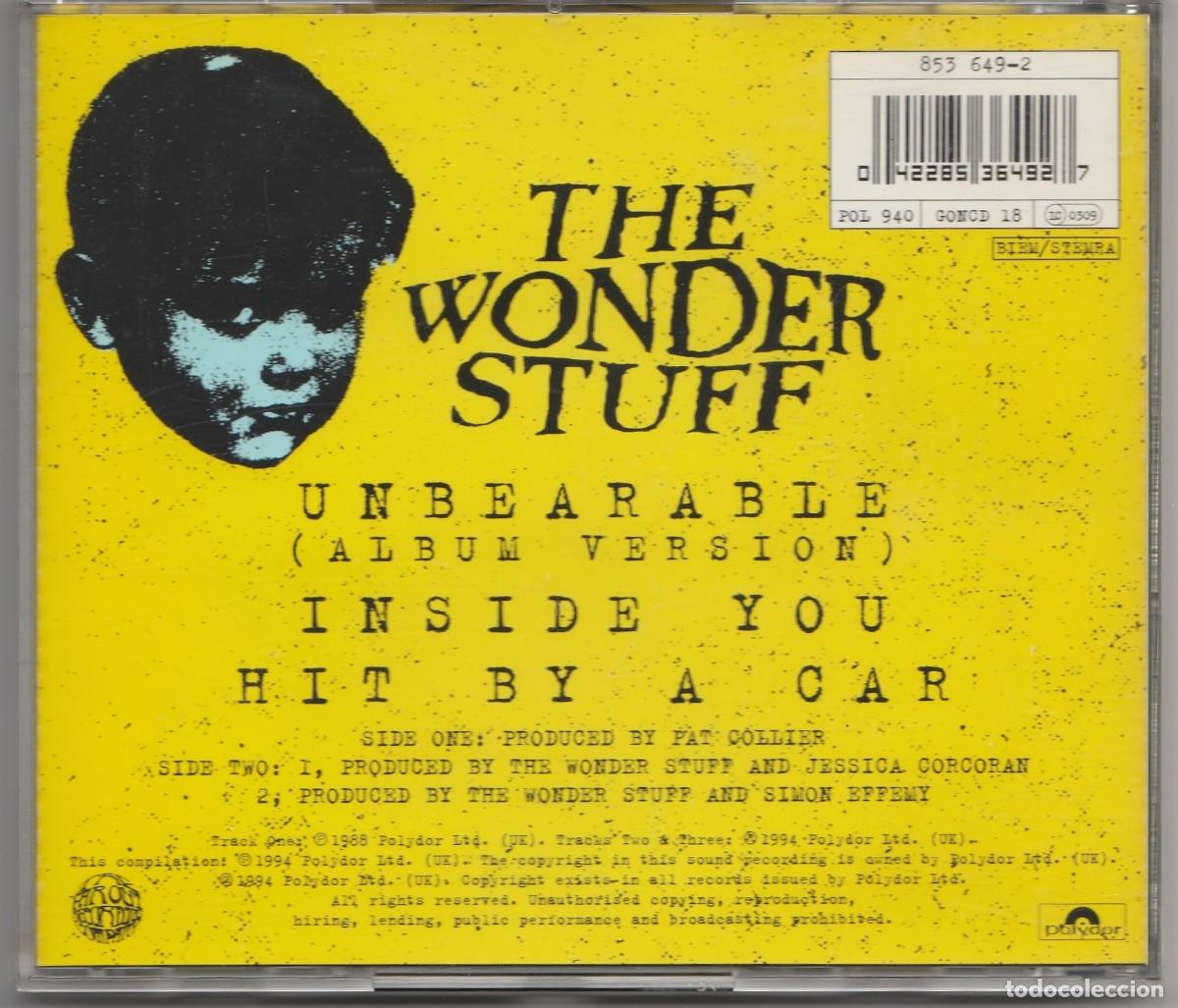 CDs de m&uacute;sica: CD THE WONDER STUFF - UNBEARABLE - Foto 2