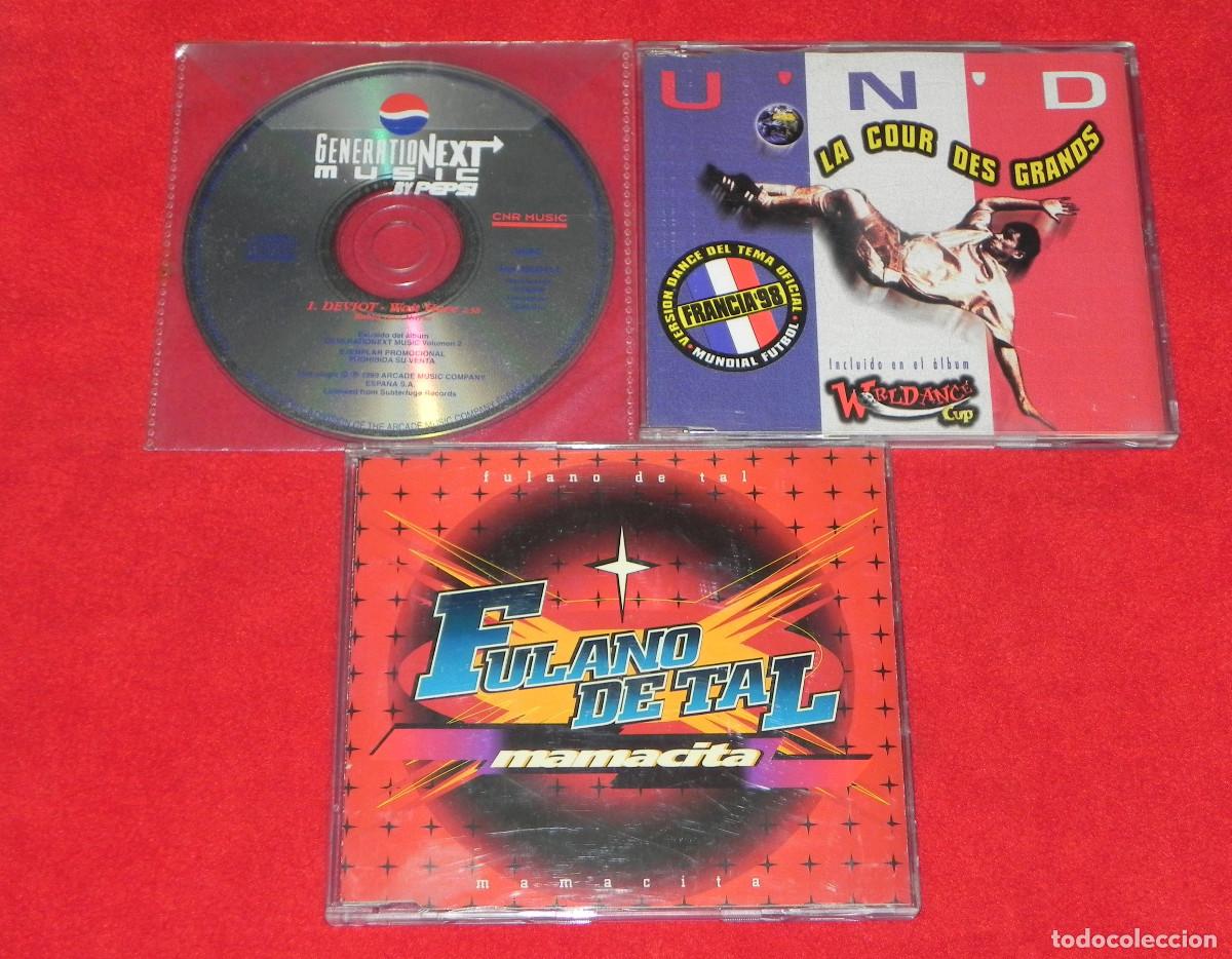 CDs de Musique: 3 CD&acute;s Singles Originales (Fulano de Tal mamacita, Generation NEXT MUSIC y U&acute;N&acute;D).