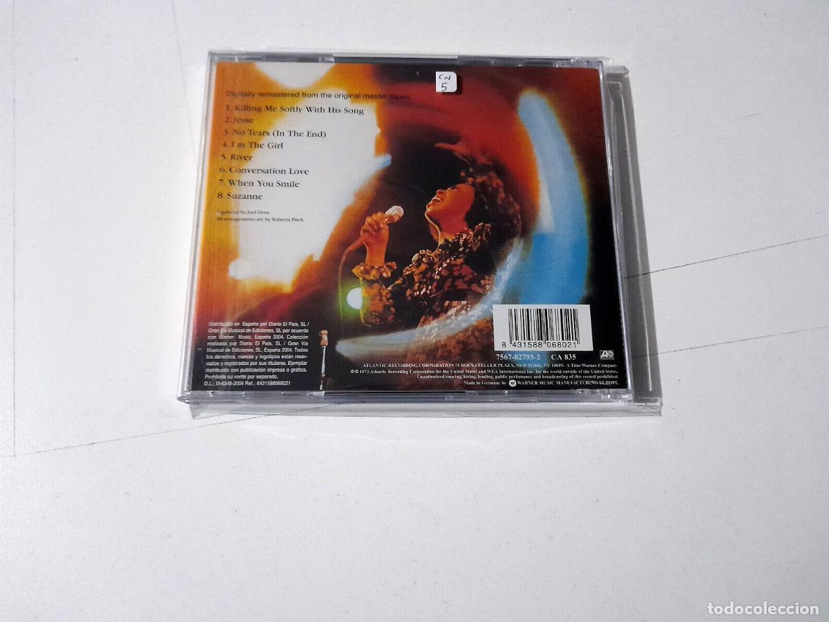CDs de m&uacute;sica: ROBERTA FLACK &rdquo;KILLING ME SOFTLY&rdquo; CD 8 TRACKS COMO NUEVO - Foto 2