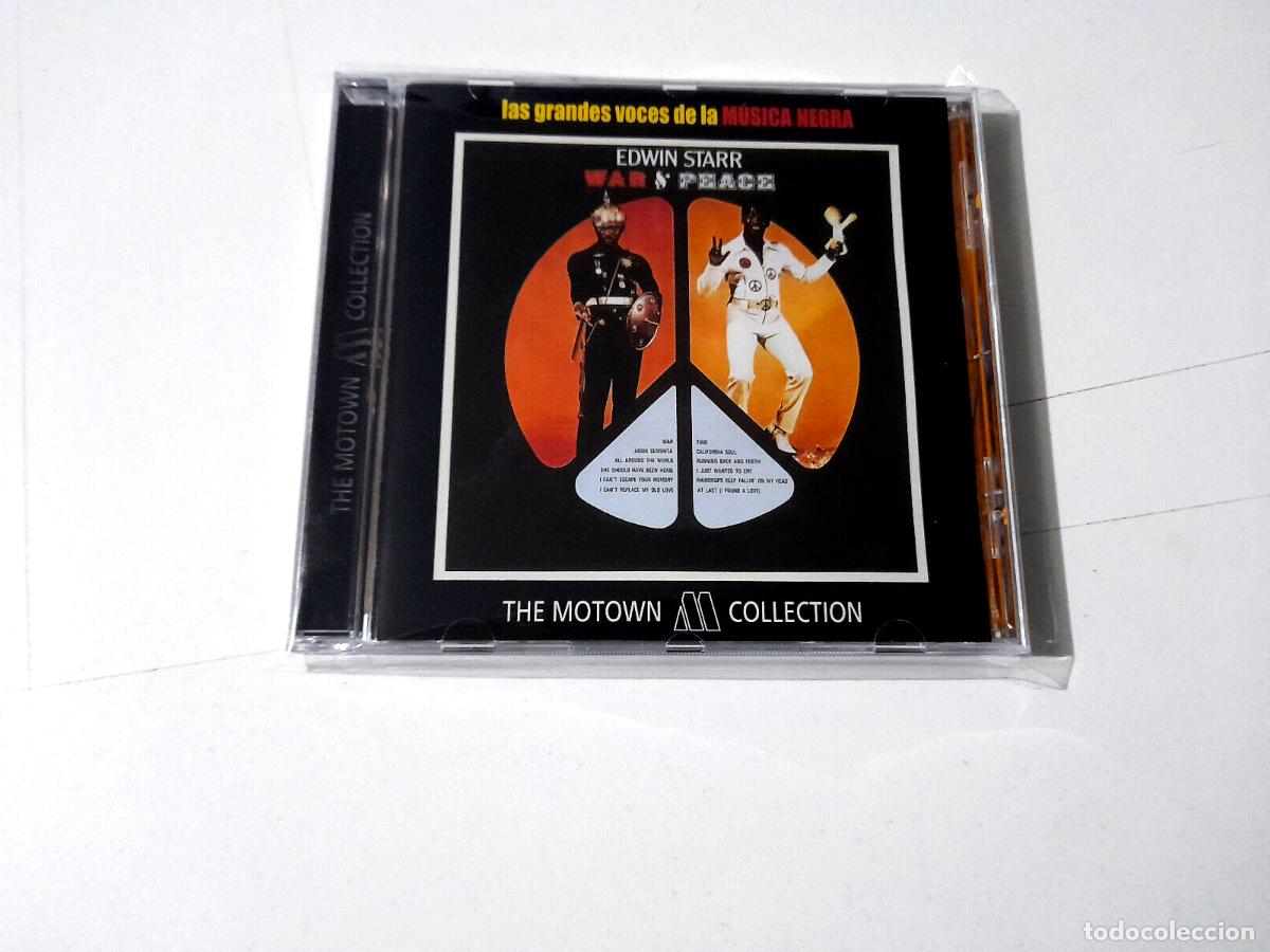 CDs de m&uacute;sica: EDWIN STARR &rdquo;WAR & PEACE&rdquo; CD 12 TRACKS COMO NUEVO - Foto 1