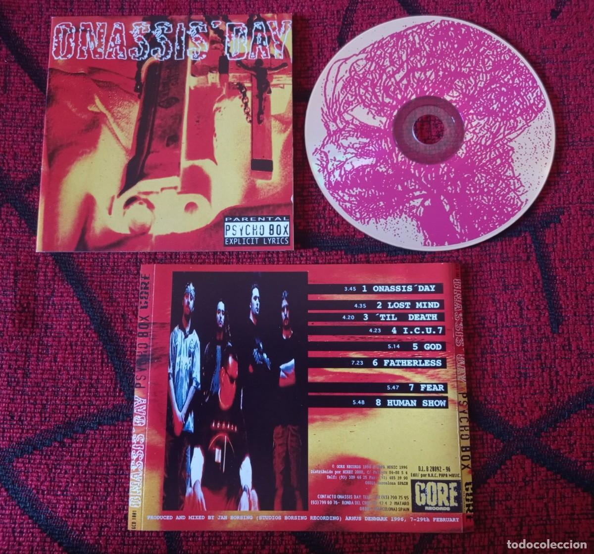 CDs de m&uacute;sica: ONASSIS DAY ** Psycho Box ** CD ORIGINAL 1996 - Foto 1
