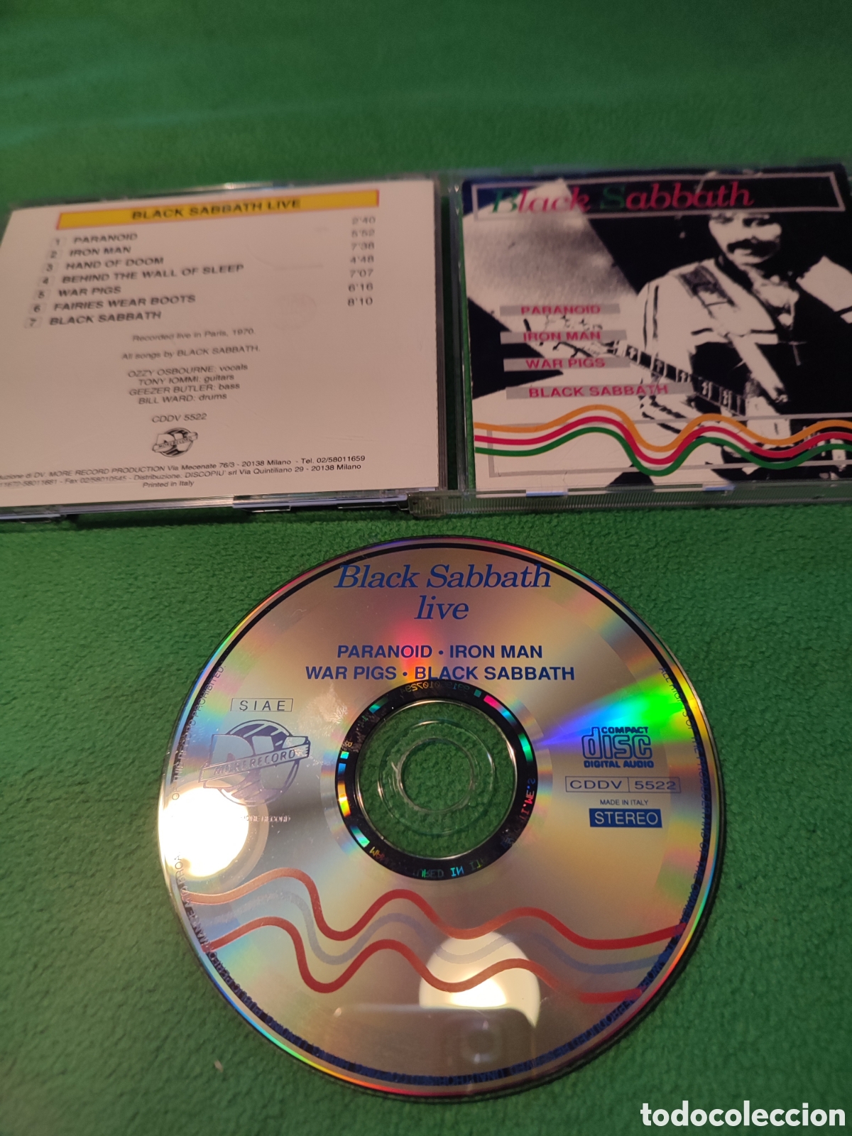 CDs de m&uacute;sica: Black Sabbath - Live in Par&iacute;s 1970 - Foto 2