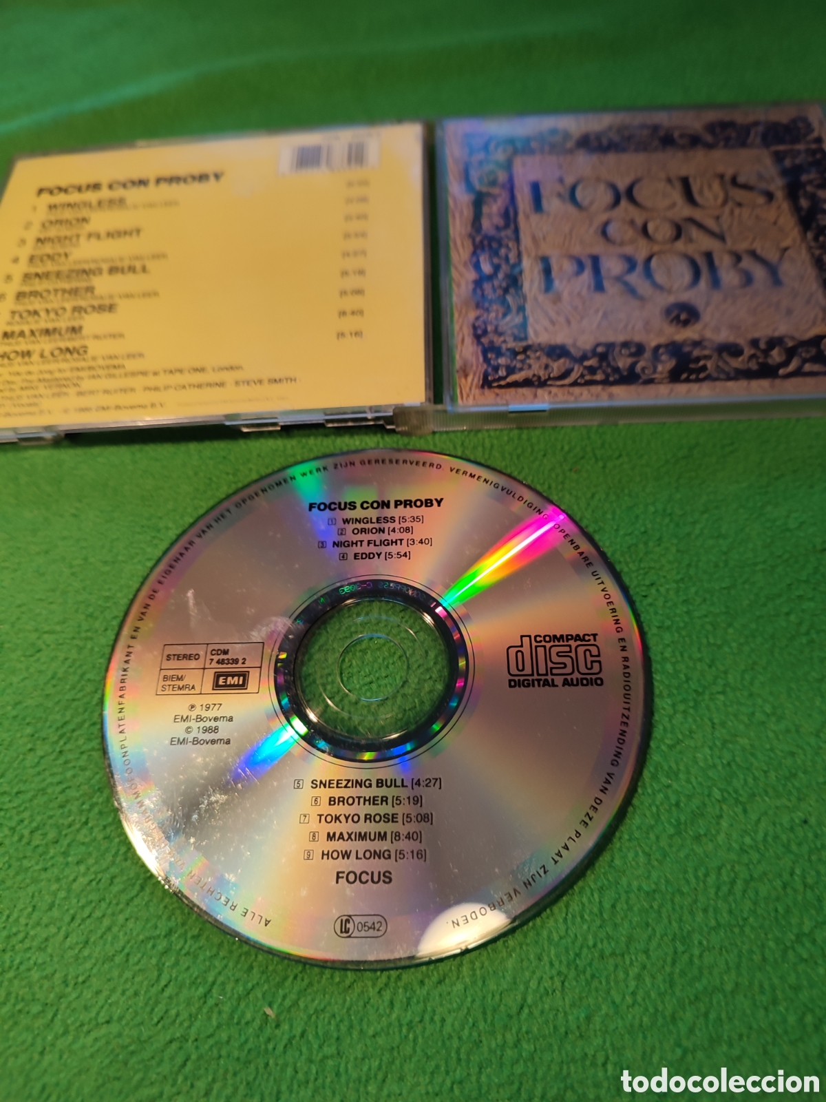 CDs de m&uacute;sica: Focus - Focus con Proby - Foto 2