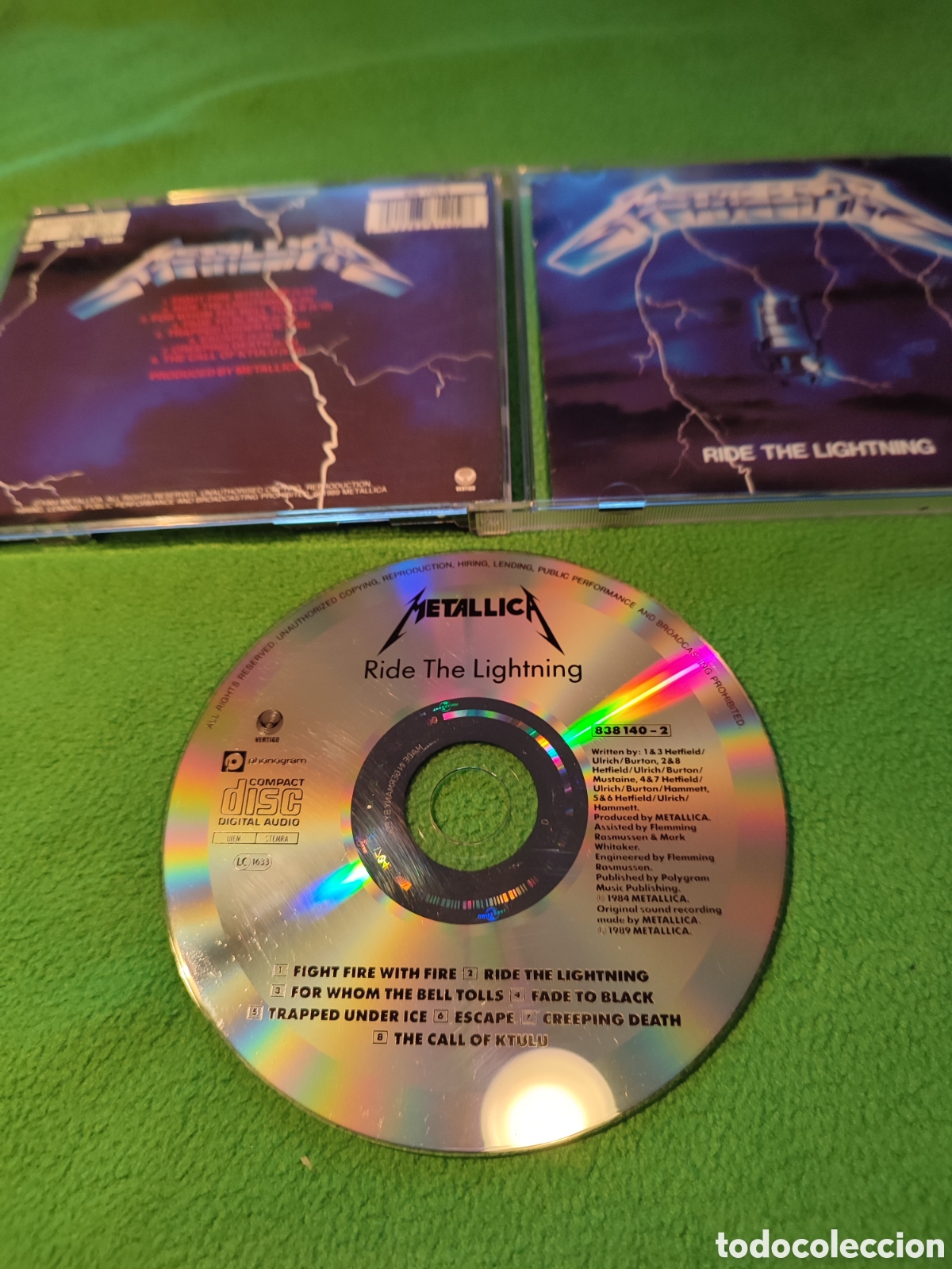 cd de metallica - ride the lightning - como nue - Acquista CD di musica  rock su todocoleccion