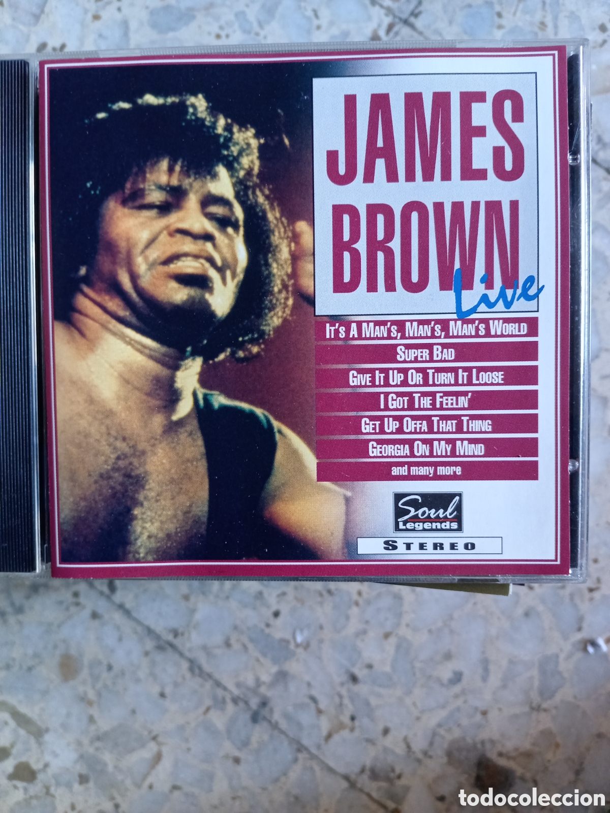 CDs de m&uacute;sica: CD JAMES BROWN LIVE SOUL LEGENDS - Foto 1